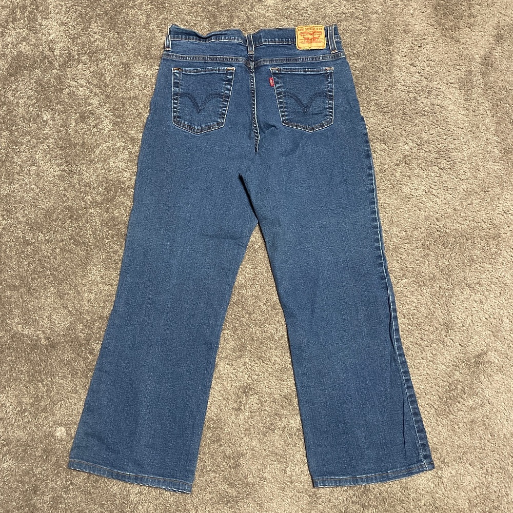 Levi's perfectly slimming boot cut jeans
